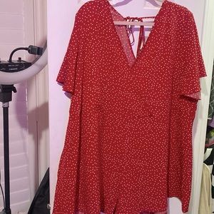Red Polka Dot Romper